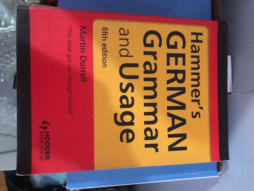 Hammer s German Grammar And Usage Pdf