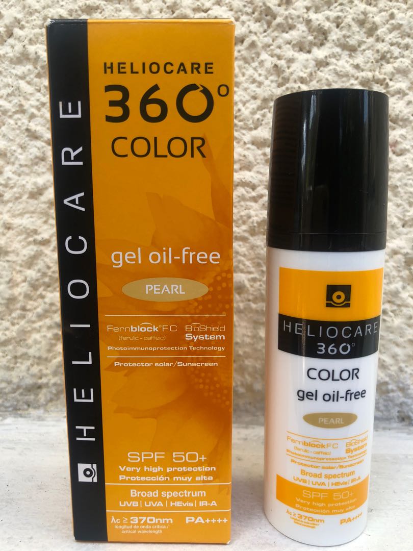 Heliocare Gel Oil-Free Tinted Pearl USED ONCE, Beauty \u0026 Personal Care,  Face, Face Care on Carousell