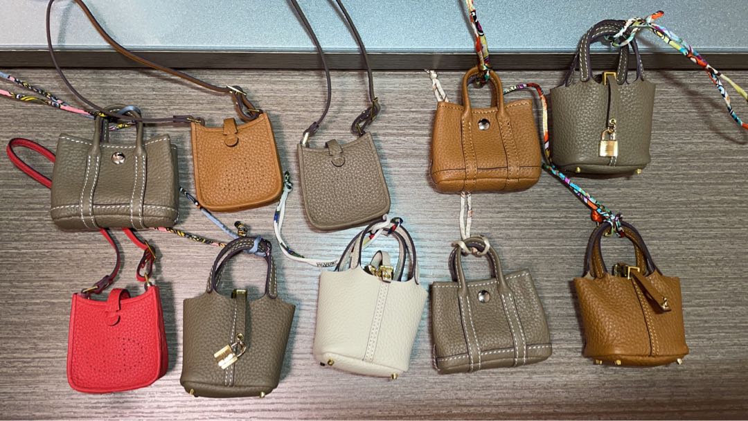 Hermes mini bag charm deals