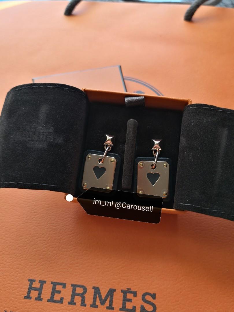 Hermes As de Coeur Earrings