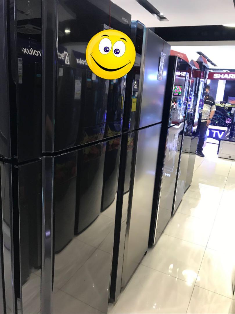 HITACHI INVERTER REFRIGERATOR (Category: Refrigerators and Freezers) located in Quezon City. Submitted by annys.online (Listing ID 1066663026, Image 2). Description: Hitachi Inverter Refrigerator R-ZX740JS- 164,300 R-M700VAGG9X- 130,500 R-W660PG7 (black)- 53,500 R-S700PG2 (GBK)- 53,500 R-BG410PG6X 11.6 cu ft 2-door: 28,500 R-VG470PG8 13.9 cu ft: 30,900 R-V540PG7 15.9 cu ft: 36,900 Brand new and sealed with warranty and receipt 7 days replacement 