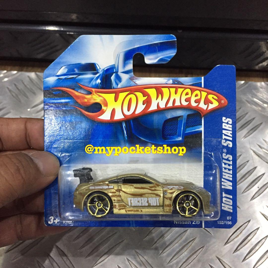 NISSAN Z GOLD WITH GOLD WHEELS HOT WHEELS STARS 2007 # 152/156