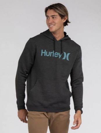 Hurley One And Only Surf Check Hoodie Boys in Black Heather Tropical Twist Men s Fashion Coats Jackets and Outerwear on Carousell