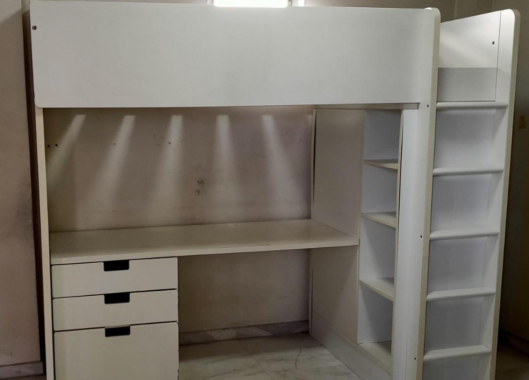 IKEA Stuva loft bed, Furniture & Home Living, Furniture, Bed Frames & Mattresses on Carousell