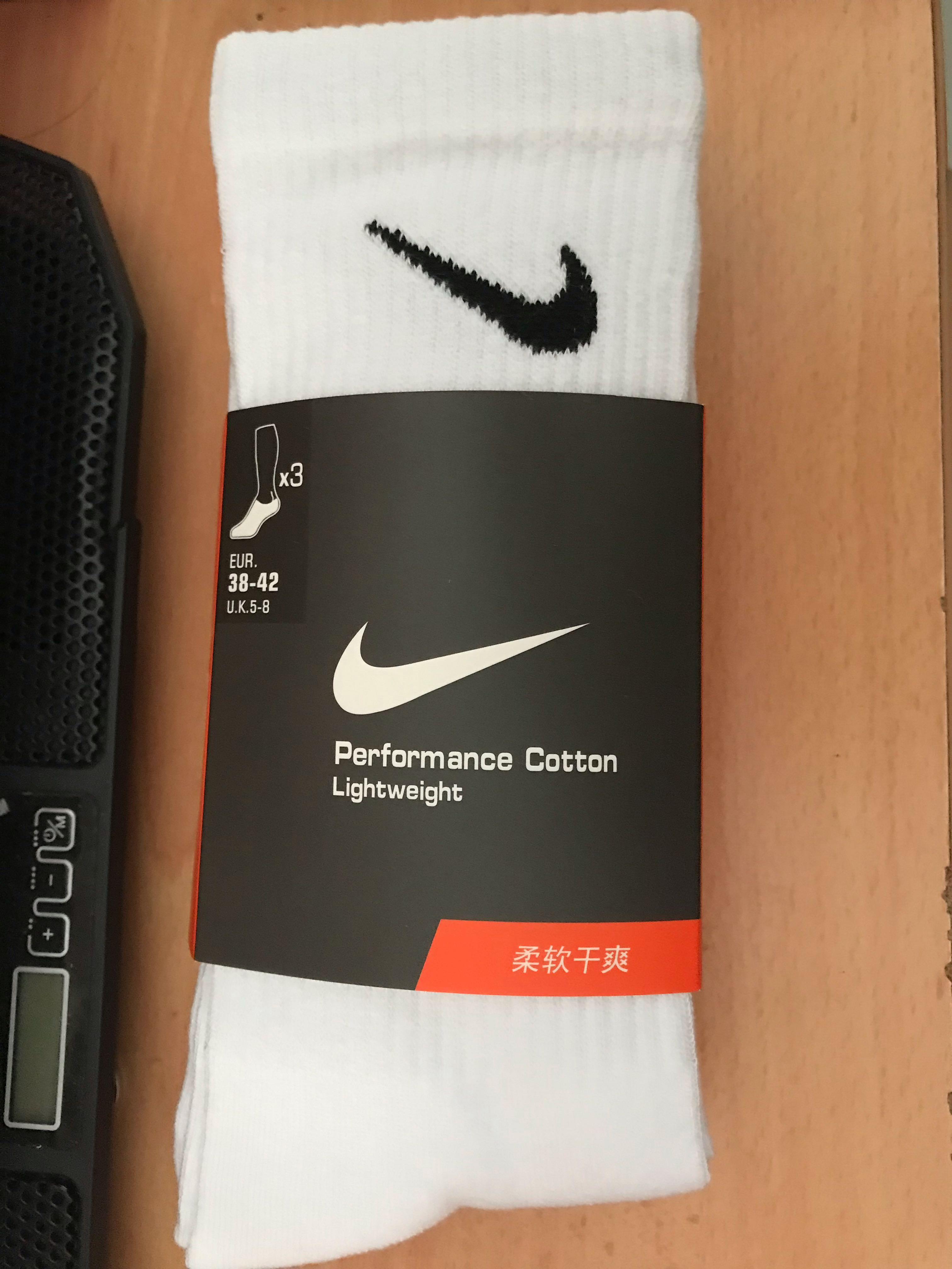 nike performance cotton crew socks