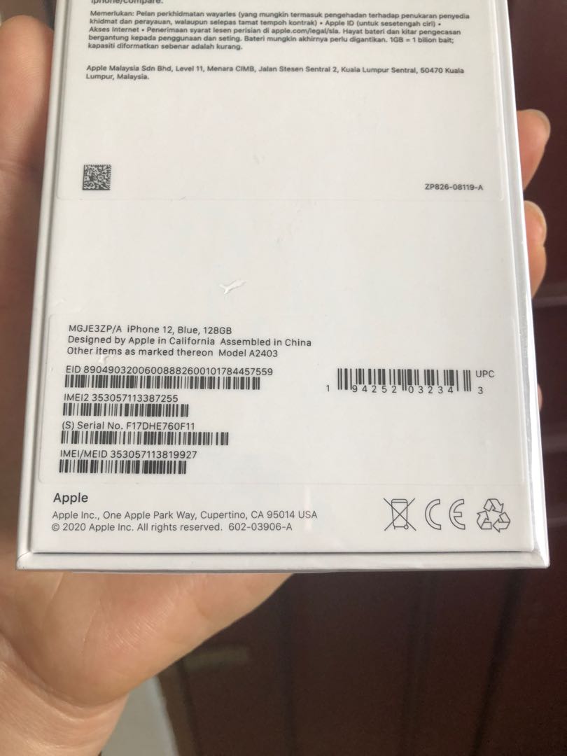 Iphone 12 128gb Blue Mobile Phones Gadgets Mobile Phones Iphone Iphone 12 Series On Carousell