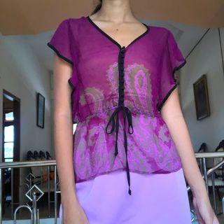 Japanese Sheer Top