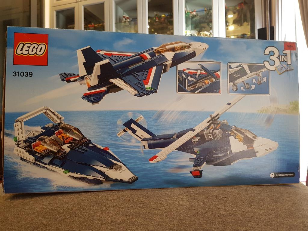 Lego blue fighter discount jet