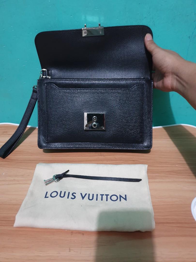 Jual Clutch Lv louis Vuitton Clutch - Handbag Pria Kulit Sapi Asli