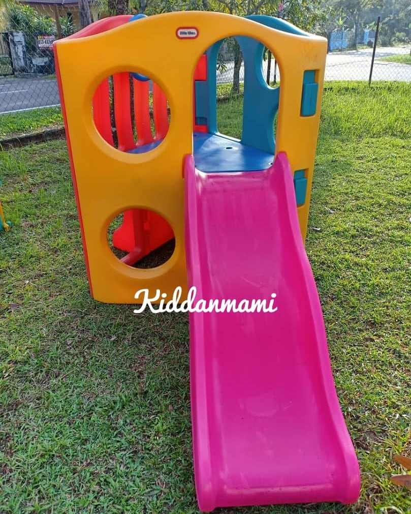 Little tikes wave sale climber and slide