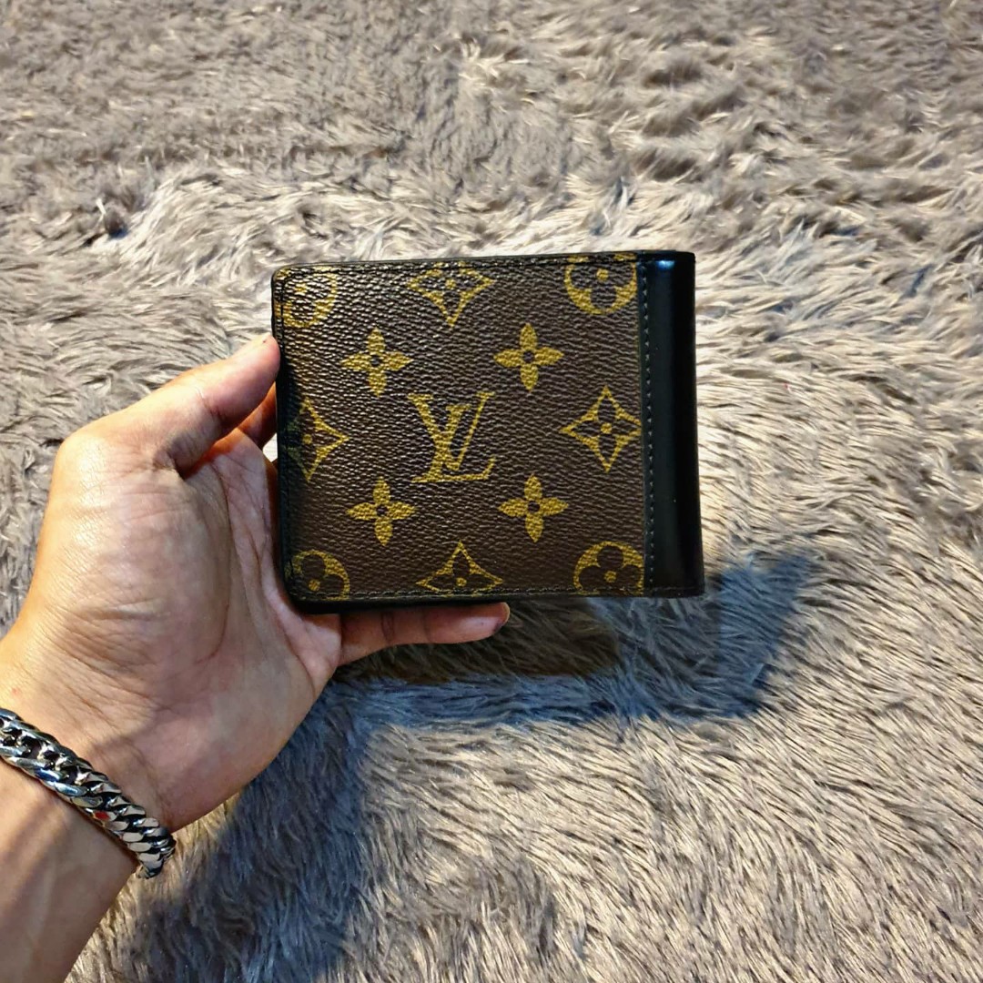 Louis Vuitton Monogram Macassar Portefeuil Multiple Bifold Billfold Wa