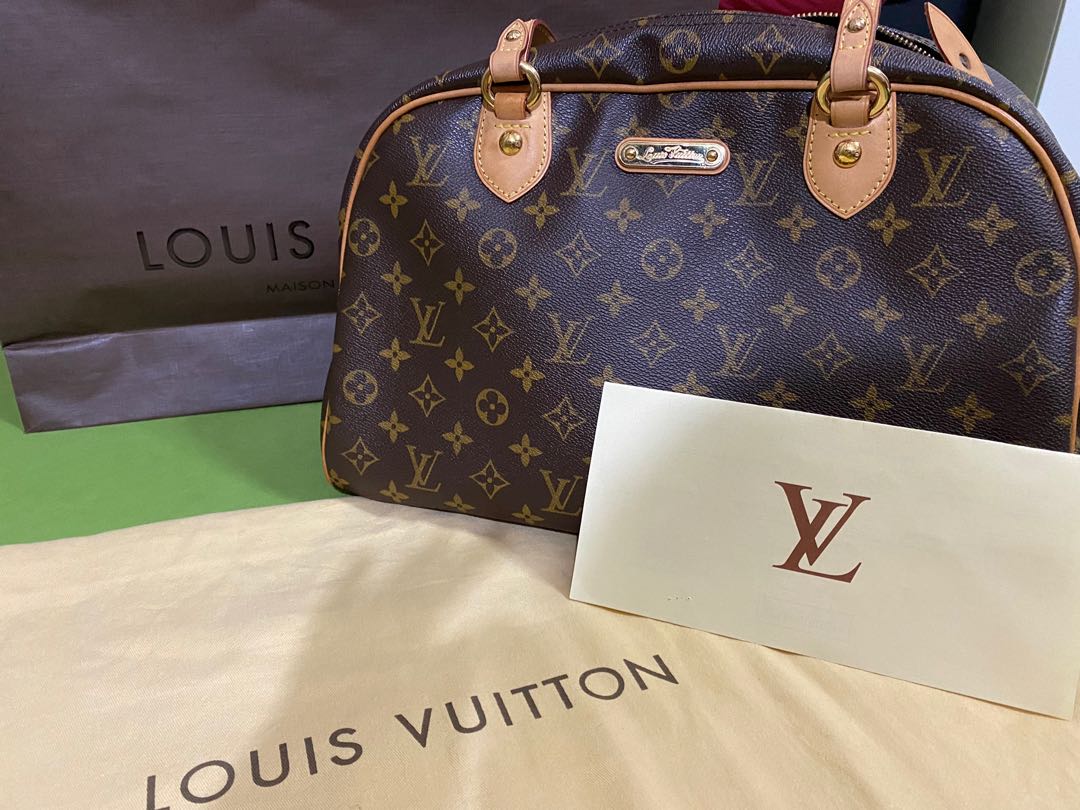Louis Vuitton Montorgueil GM, Luxury, Bags \u0026 Wallets on Carousell