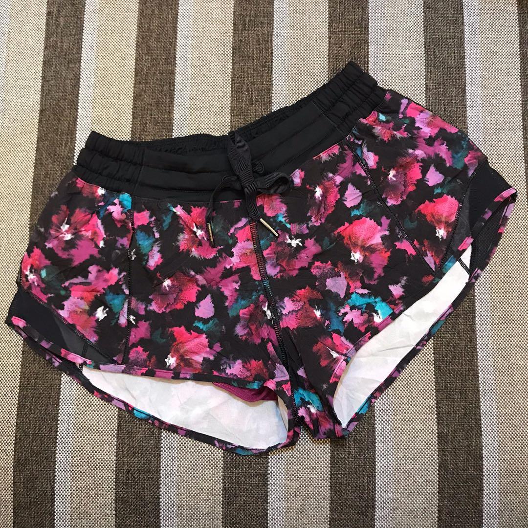 lululemon athletica, Shorts, Lululemon Hotty Hot 4 Inch Shorts Carnation  Red Size 6