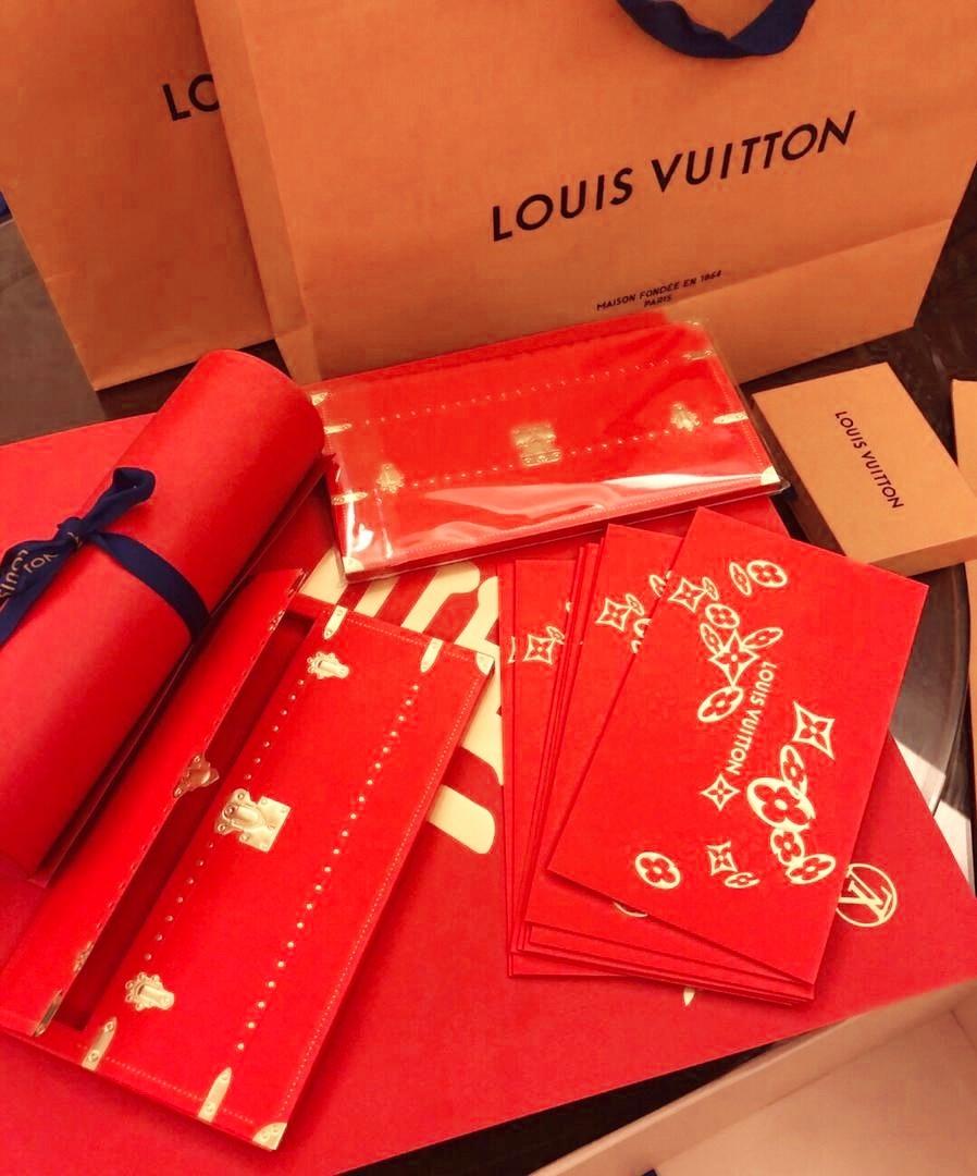 LV 2021 CNY red packet, Luxury, Accessories on Carousell