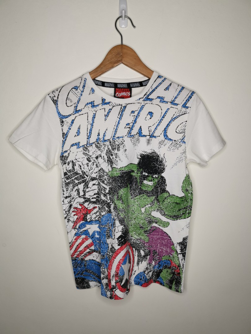 Marvel Captain America Hulk T-shirt 