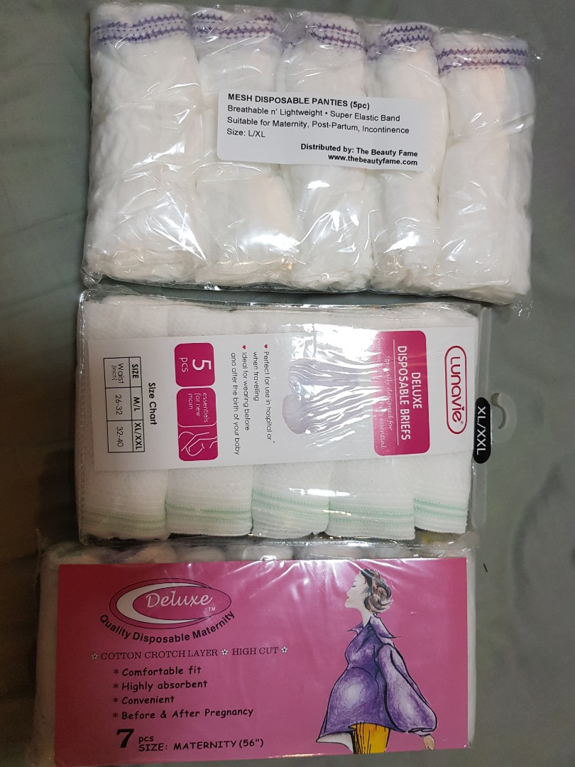 Maternity disposable underwear, Women's Fashion, Maternity wear on