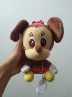 minnie mouse musik box hand crank