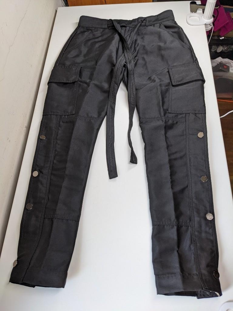 MNML Snap Zipper II Cargo Pants Black