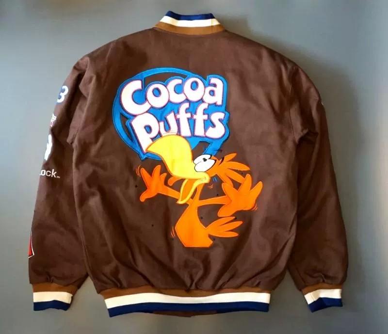 NASCAR MOTORSPORT AND RACING JACKET COCOA PUFFS, Men's Fashion, Coats