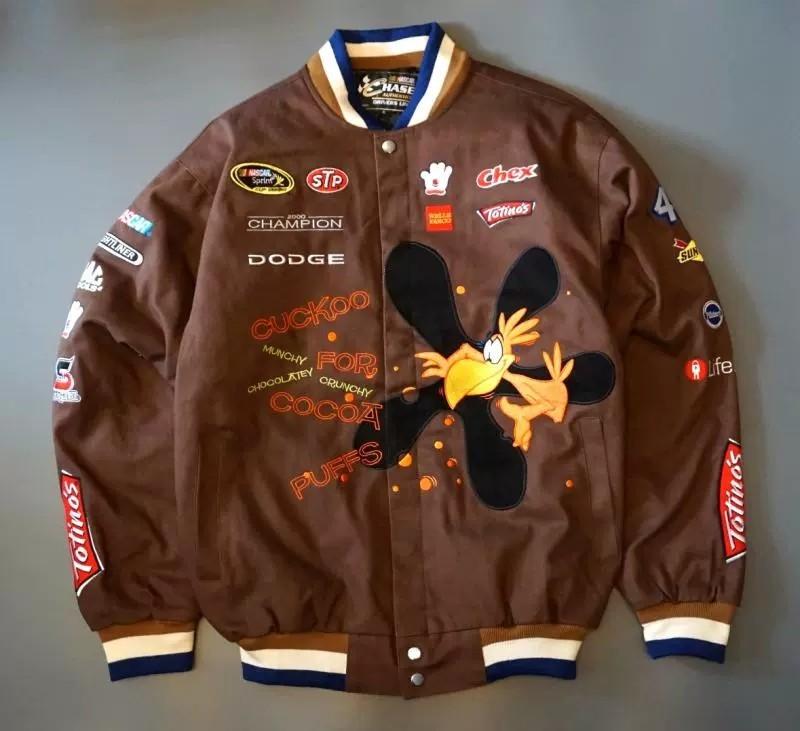 NASCAR MOTORSPORT AND RACING JACKET COCOA PUFFS, Men's Fashion, Coats