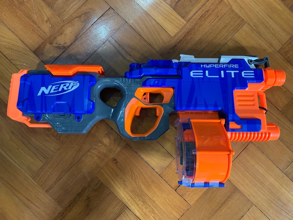 Nerf Hyperfire, Hobbies & Toys, Toys & Games on Carousell