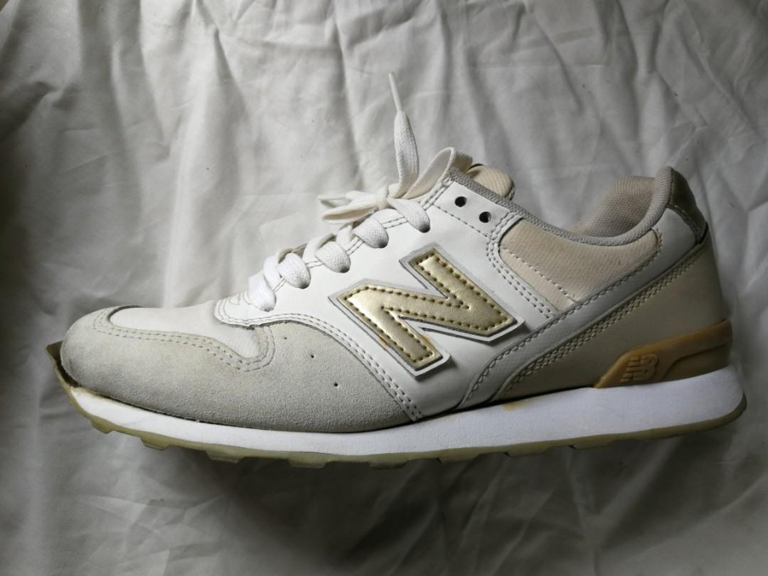 New balance 996 cream and gold outlet