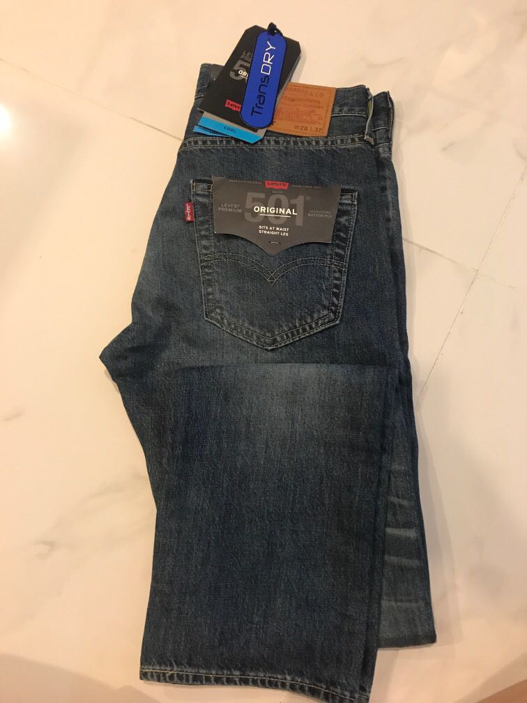 NEW! Levi's 501 denim jeans 28x 32, Men 