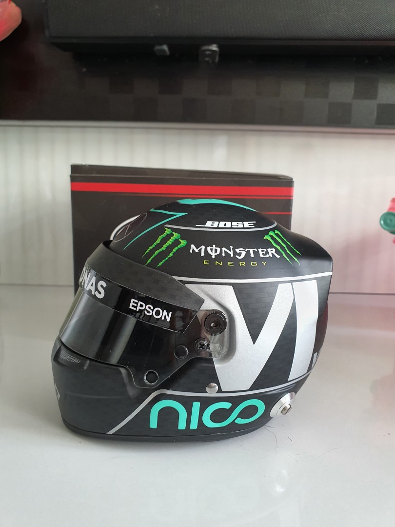 Nico Rosberg bell helmet 2016 World champio n helmet half scale 1