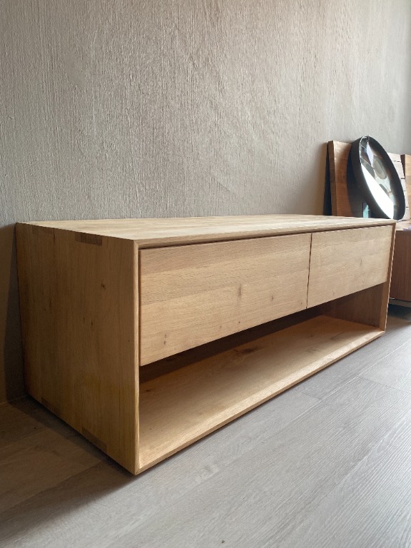 Oak nordic tv cupboard sale