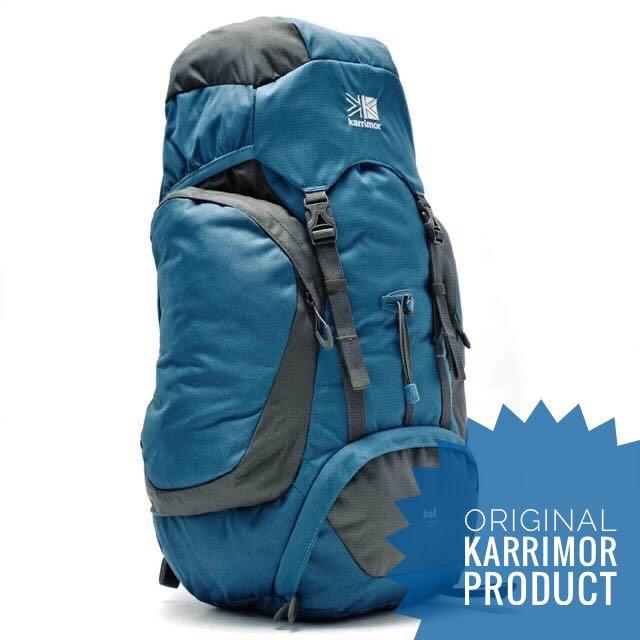blue karrimor backpack