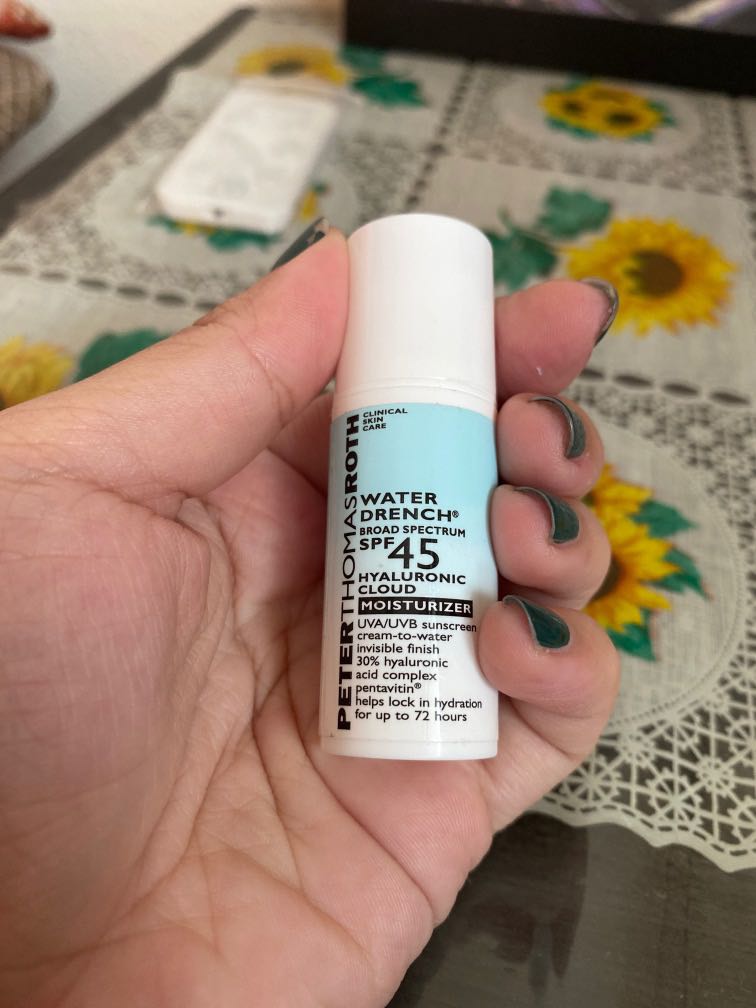 peter thomas roth water drench hyaluronic hydrating moisturizer spf 45