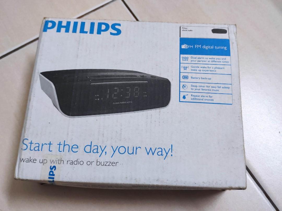 Philips AJ3123 Clock Radio, Audio, Portable Music Players on Carousell