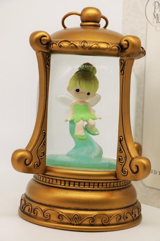 Precious Moments LED TINKER BELL LANTERN MUSICAL WATER GLOBE