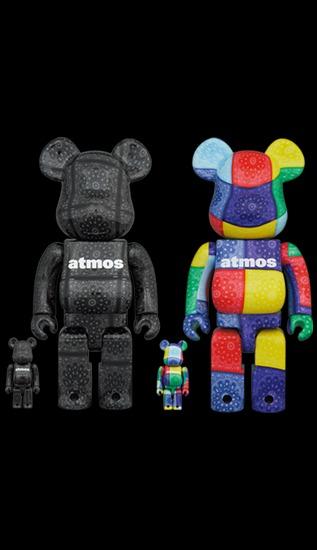 新貨預訂Pre-Order> BE@RBRICK atmos BANDANA 100％ & 400％ BLACK