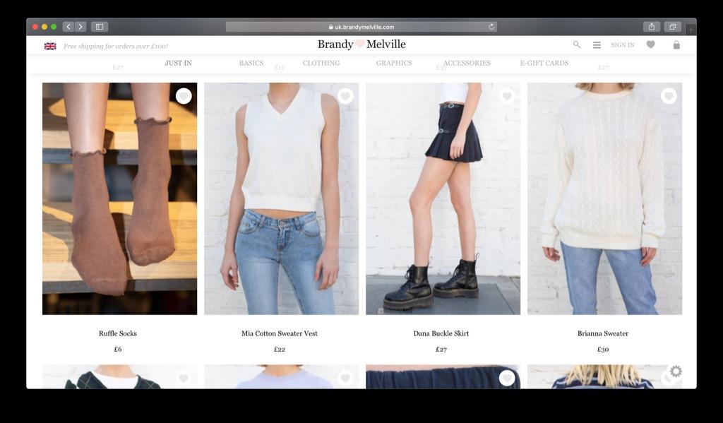 Brandy Melville UK Clothing Pre-order, Women's Fashion, Tops
