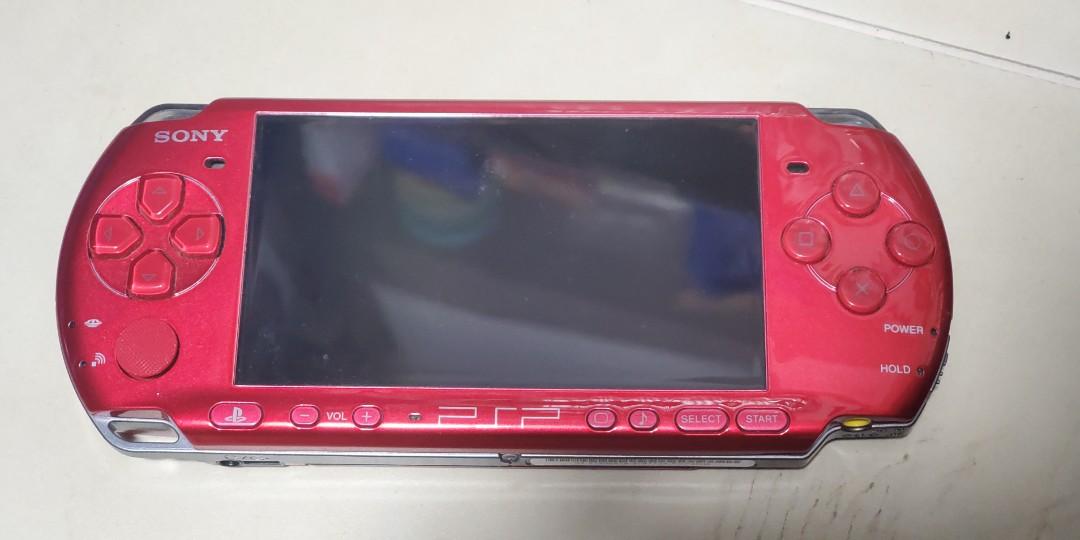 PSP 3000紅色, 電子遊戲, 電子遊戲機, PlayStation - Carousell