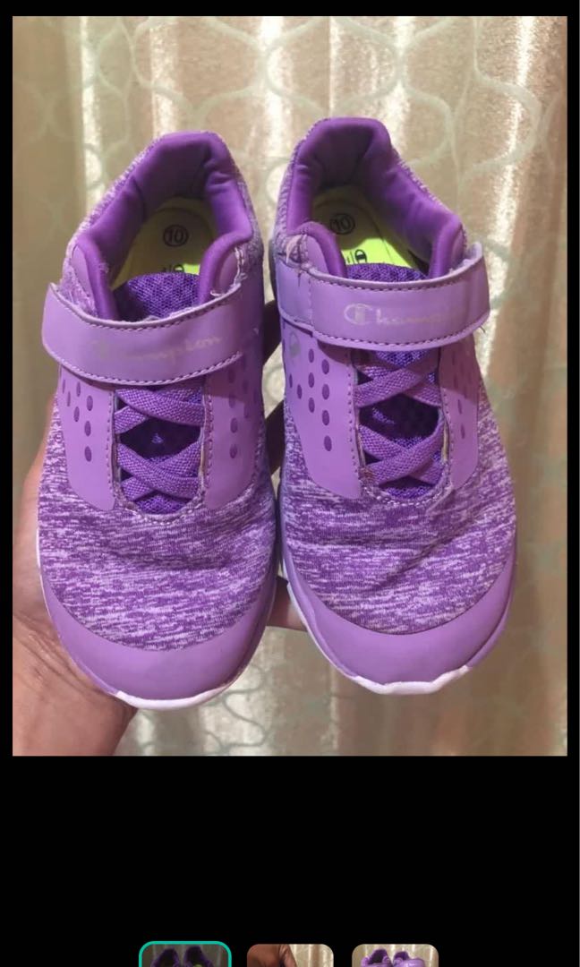 purple champion shoes