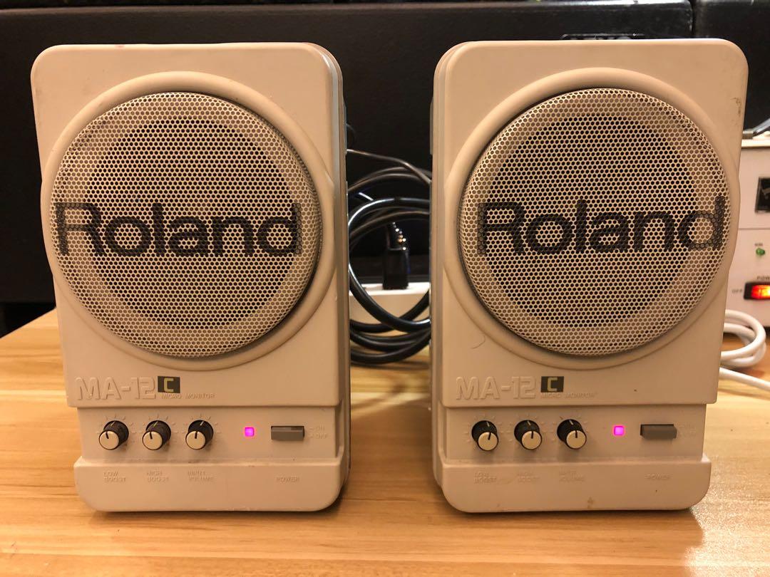 Roland MA-12 2台セット 日本製 made in Japan - アンプ