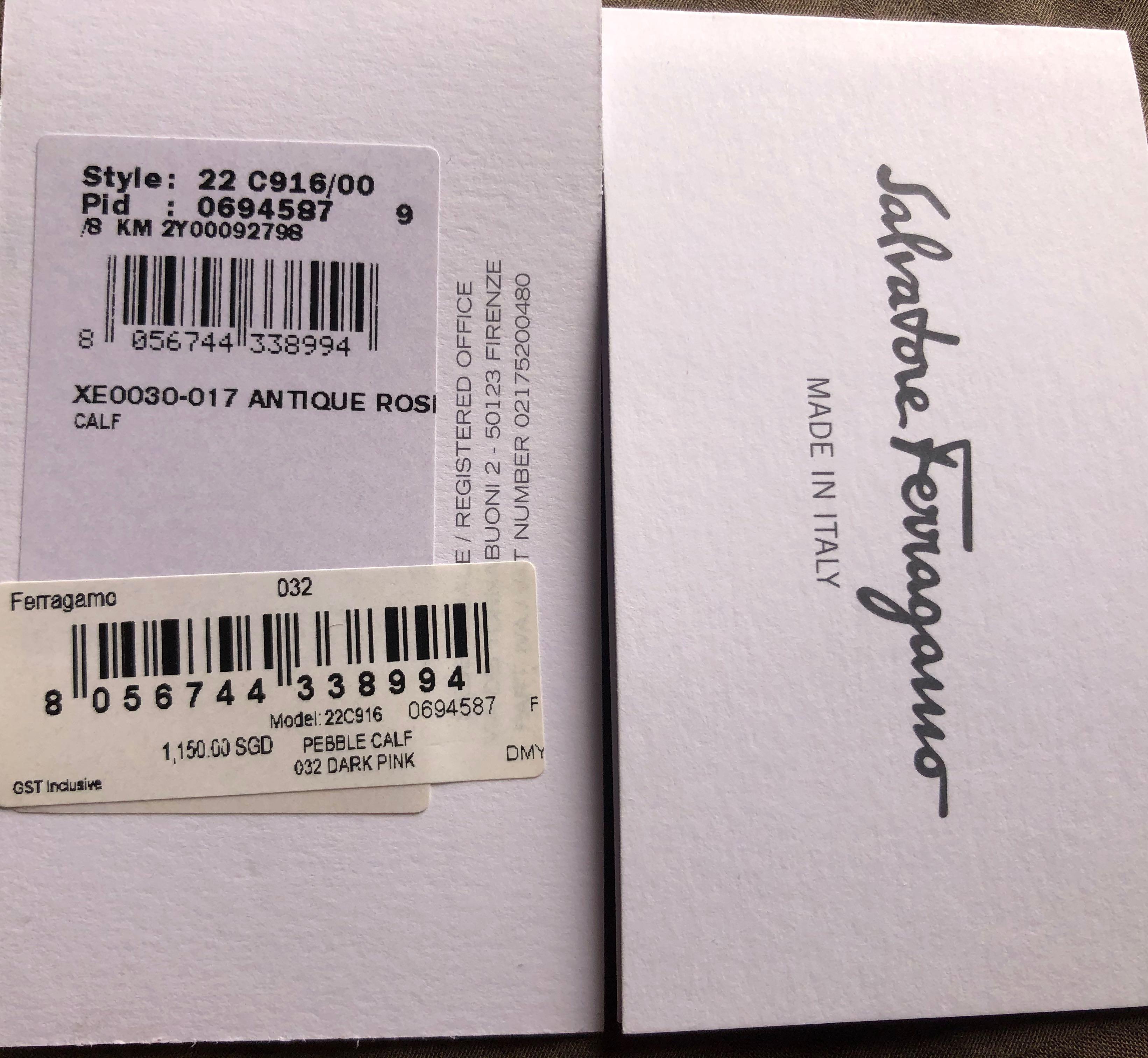 Salvatore Ferragamo Vara Wallet on Chain Bag, Women's Fashion