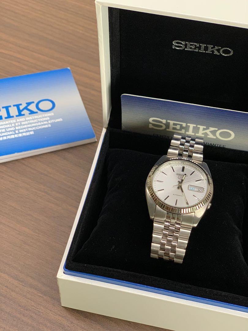 Seiko 5 SNXJ89 K1 “Datejust”, Men's Fashion, Watches \u0026 Accessories, Watches  on Carousell