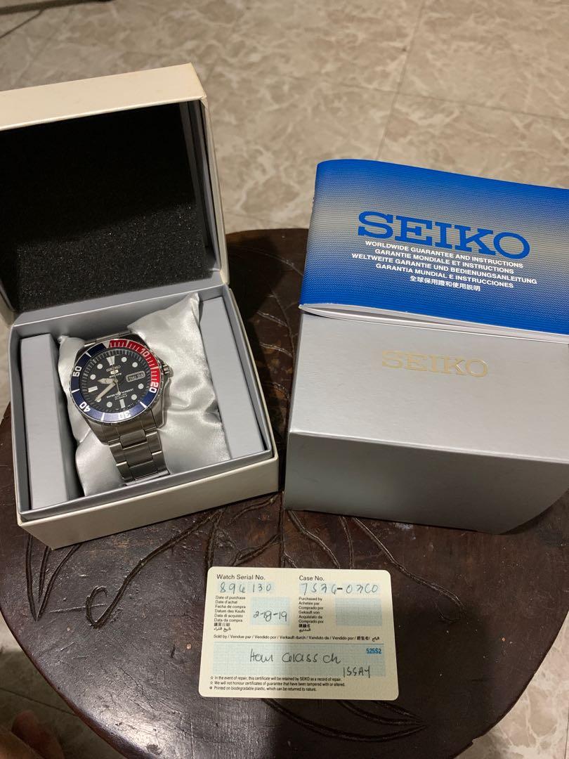 Seiko Snzf15k1 (Sea Urchin), Men's Fashion, Watches \u0026 Accessories, Watches  on Carousell