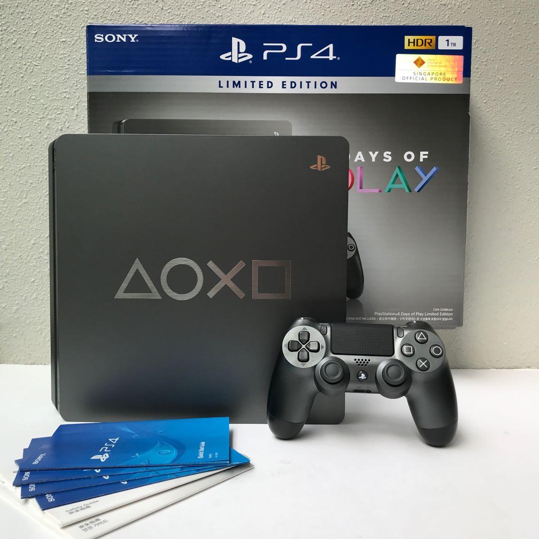Sony Playstation 4 Slim PS4 Slim 1 TB No Games Video Gaming
