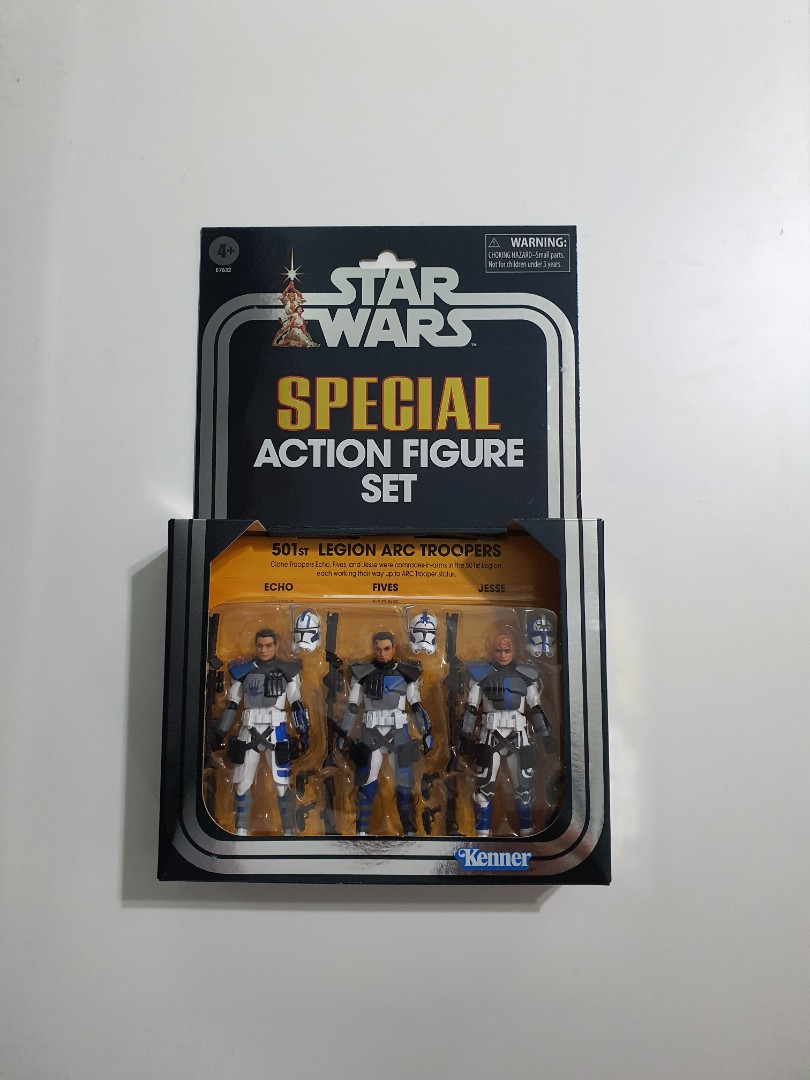Star wars the vintage collection the clone wars 501st legion arc 2025 troopers