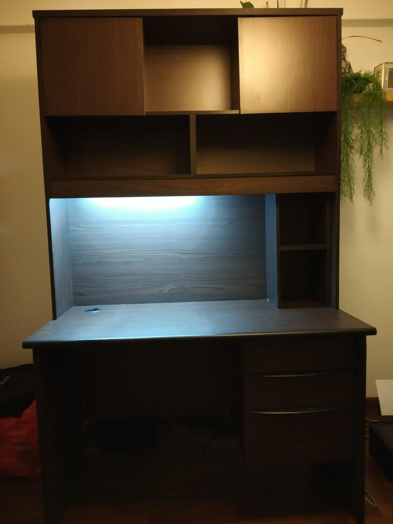Study Table Inbuilt Light Study table with light, Furniture & Home Living, Furniture, Tables ...
