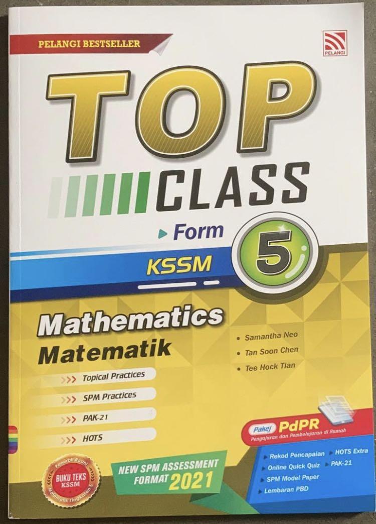 Top Class Mathematics Kssm Form 5 Hobbies Toys Books Magazines Textbooks On Carousell