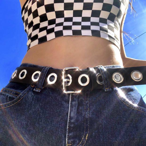 unif single eyelet grommet belt Women s Fashion Watches