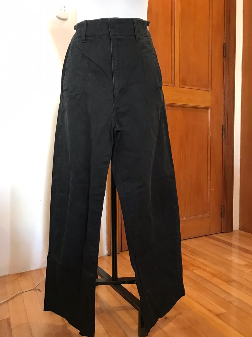 uniqlo baggy pants- black, Women's Fashion, Bottoms, Other Bottoms