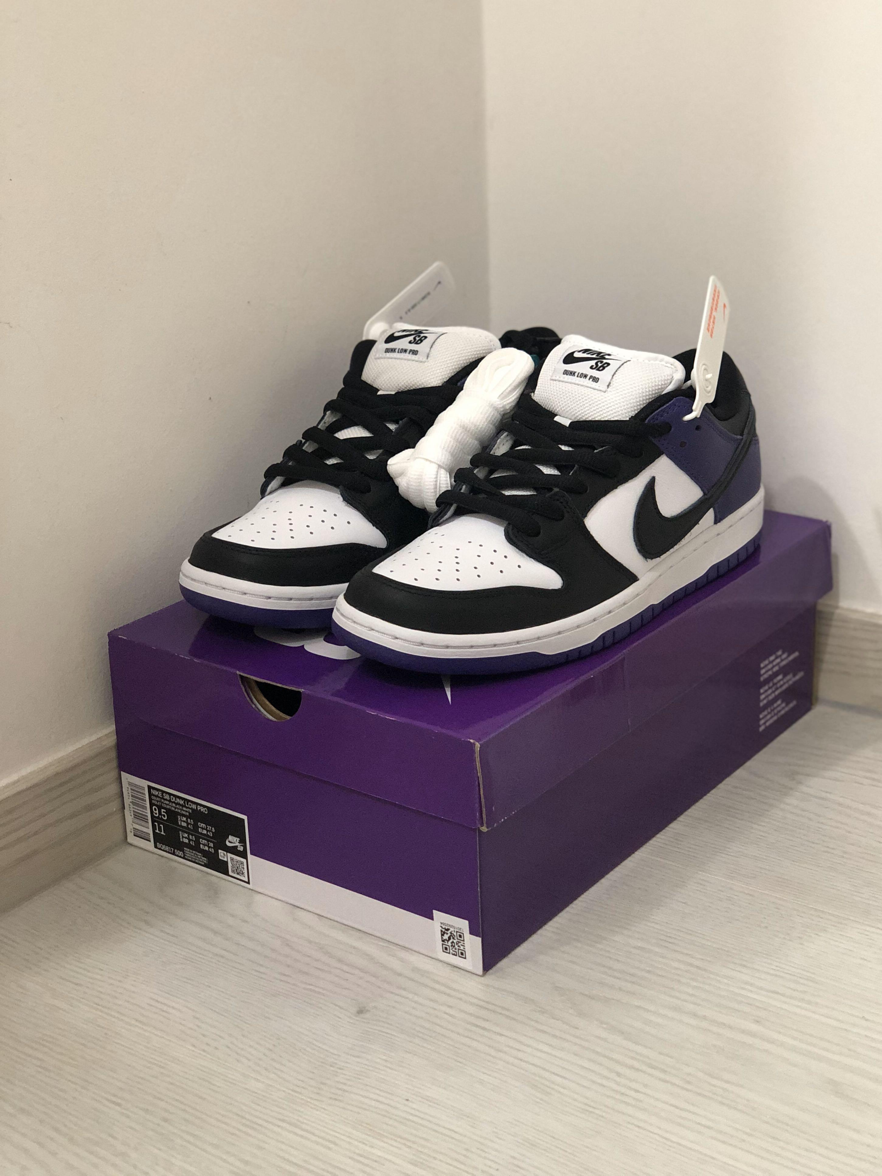 Purple hotsell nike 27s