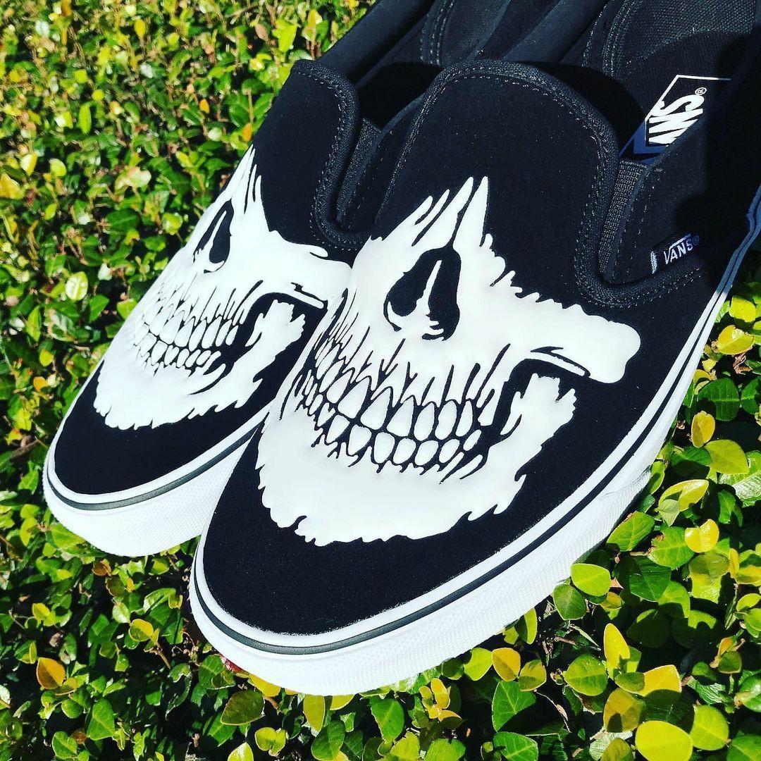 vans slip on jaw bones