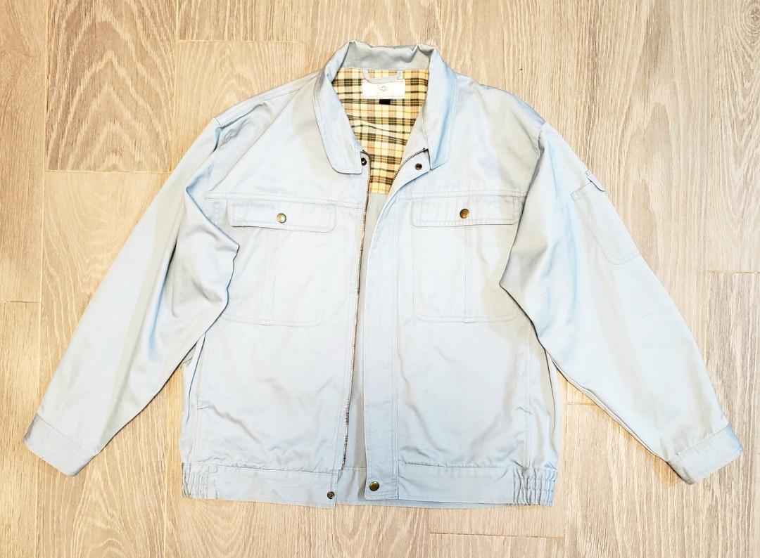 Vintage Worker Workware Jacket 復古雙口袋工裝湖水藍外套日本購buy in japan 新春優惠🎉🎉, 男裝,  外套及戶外衣服- Carousell
